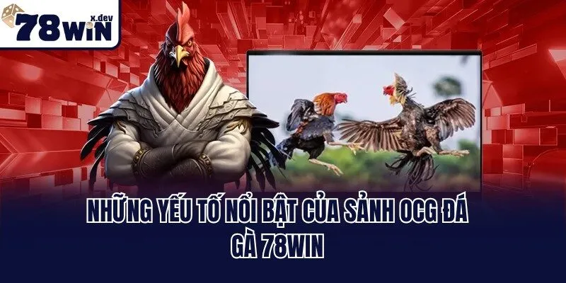OCG Đá Gà 78win - Hội Tụ Những Trận Đấu Thần Kê Đỉnh Cao 3 Những yếu tố nổi bật của sảnh OCG đá gà 78win